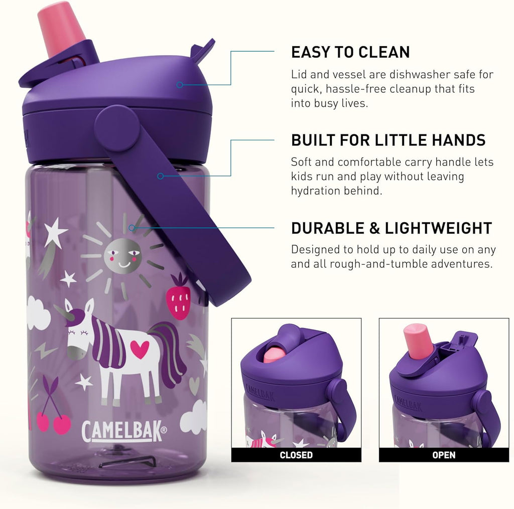 Camelbak Thrive™ Flip Straw Kids 14oz Bottle, Unicorn Party Edition-Q2L7