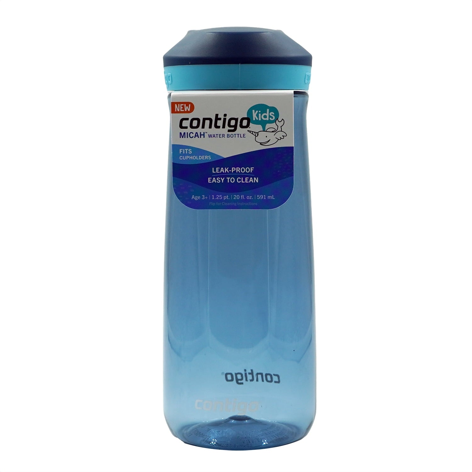 Contigo Kid's 20 oz. Micah Water Bottle w/ Simple Lid - Pineapple/Cool Lime Edition-91Y8