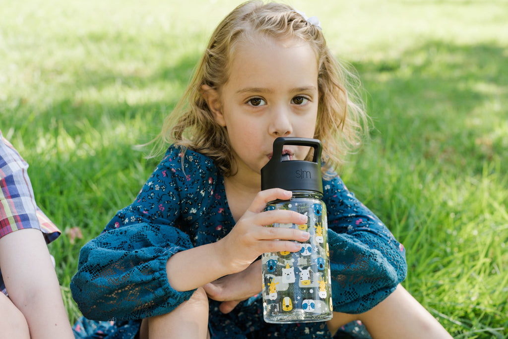 Simple Modern Disney 12oz Summit Kids Tritan Water Bottle with Straw Lid for Toddler - Dishwasher Safe Travel Tumbler - Disney: Mickey Retro Edition-0WJL