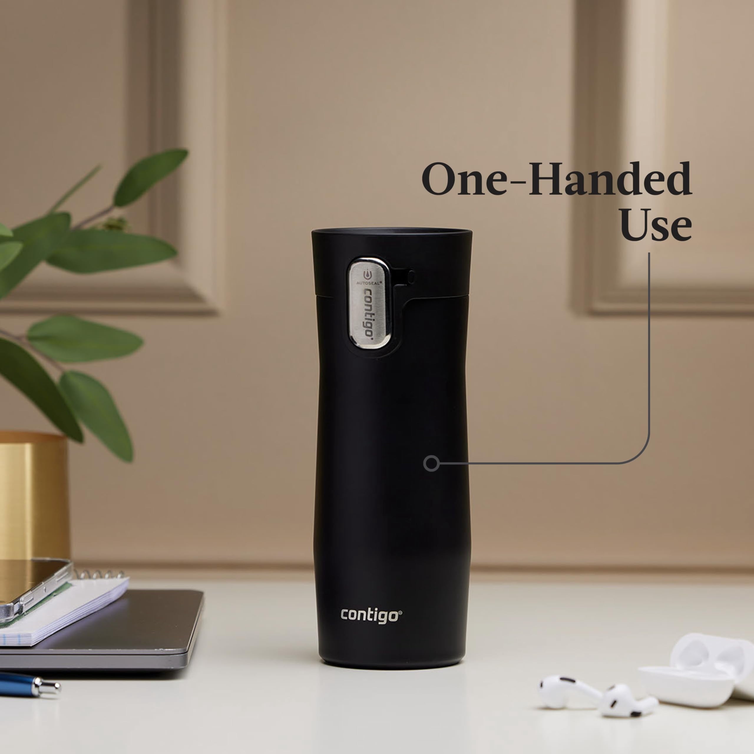 Autoseal West Loop Vacuum-insulated Stainless Steel Travel Mug With Easy-clean Lid 20 Oz Sake Edition-9591
