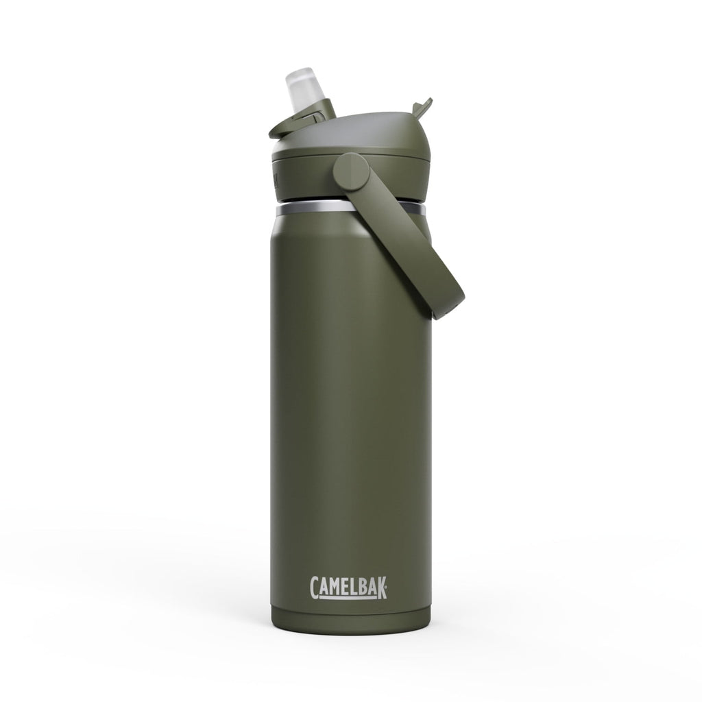CamelBak Thrive™ Flip Straw Insulated Stainless Steel Water Bottle, 20oz, Moss Edition-4UJA