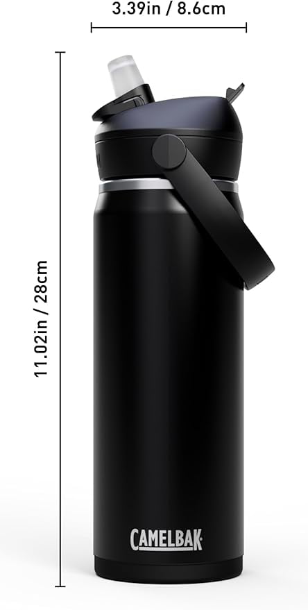 CamelBak Thrive™ Flip Straw Insulated Stainless Steel Water Bottle, 20oz, Moss Edition-4UJA