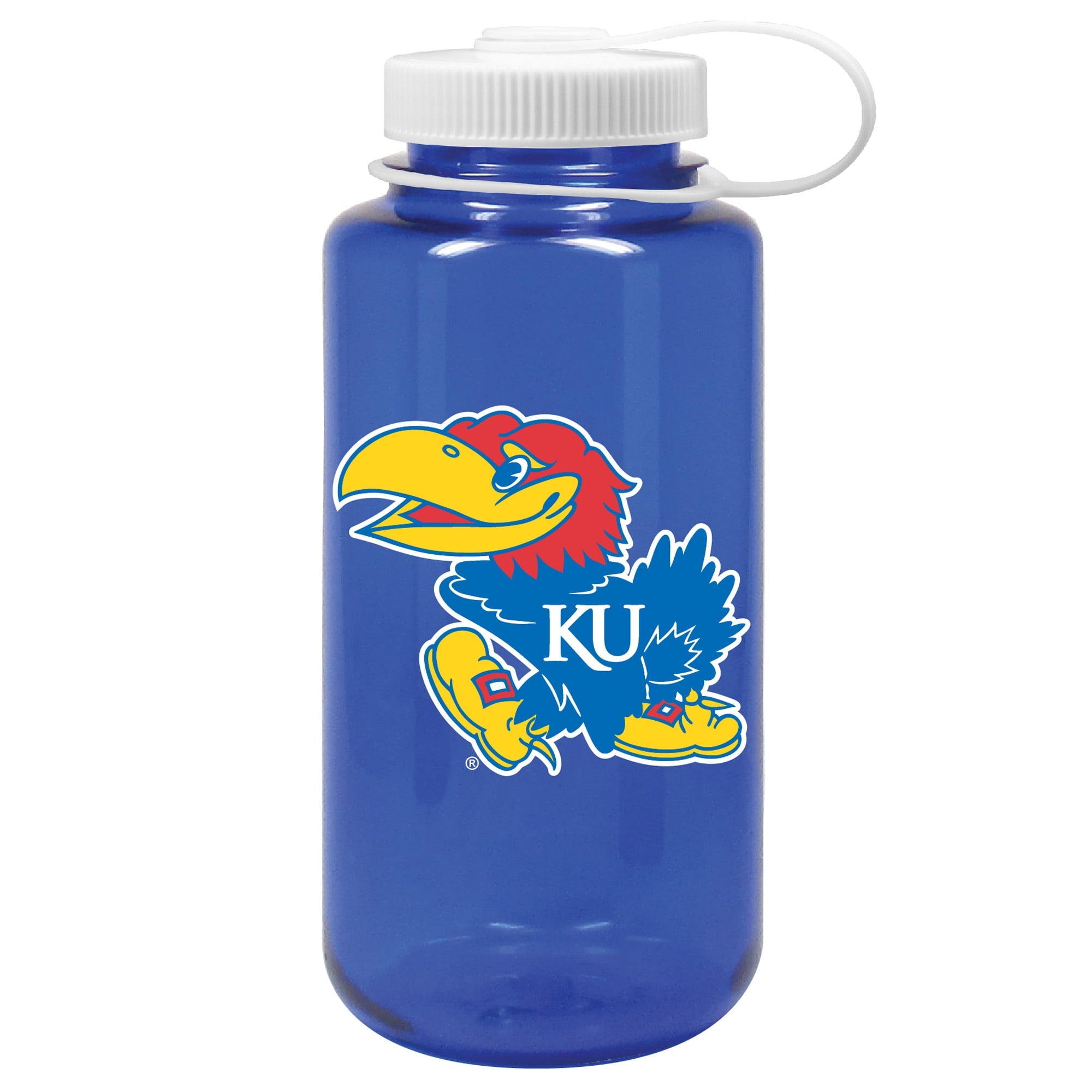 Royal Kansas Jayhawks 32oz. Nalgene Sustainable Wide Mouth Water Bottle Edition-EOY6
