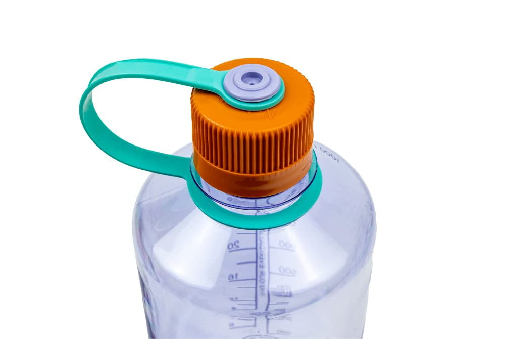 Nalgene Sustain Tritan BPA-Free Water Bottle Made with Material Derived from 50% Plastic Waste, 32 OZ, Narrow Mouth, Amethyst C30 Edition-79PJ