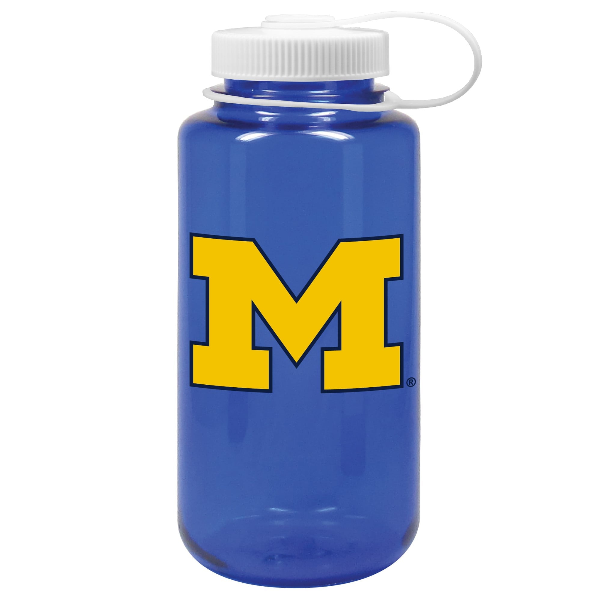 Navy Michigan Wolverines 32oz. Nalgene Sustainable Wide Mouth Water Bottle Edition-401J