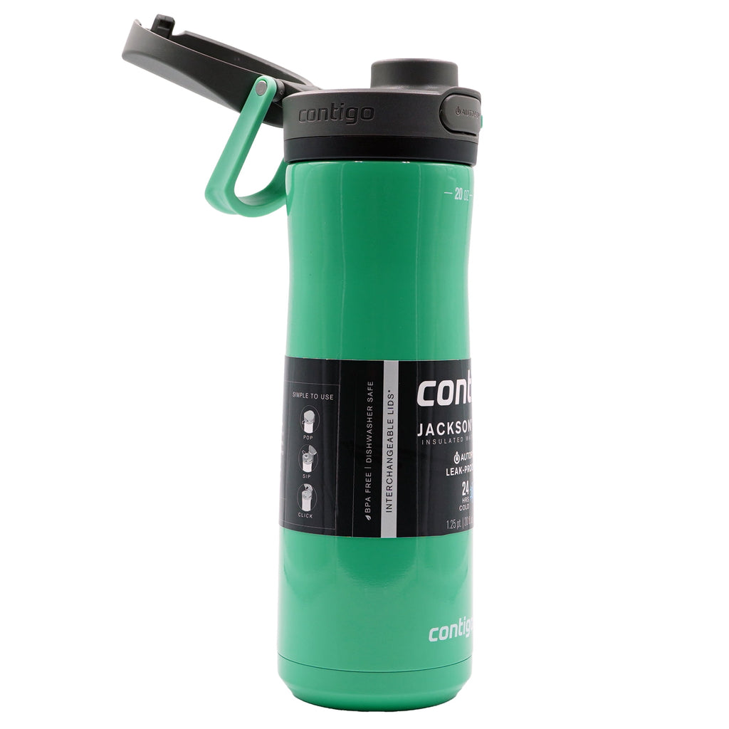 Contigo 20 oz. Jackson Chill 2.0 Water Bottle - Stainless Steel w/Licorice Edition-Y1XH
