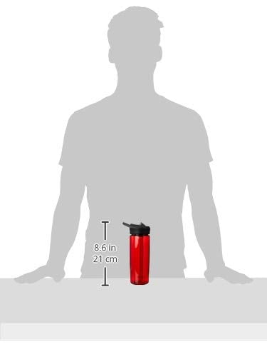 Camelbak Eddy+ Running Fitness Sports Gym Training Drinks Bottle 750ml - Clear Edition-QPGF
