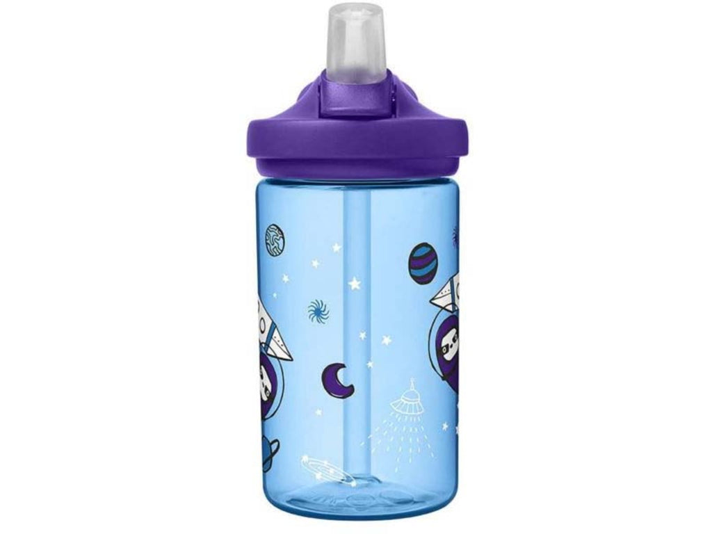 Camelbak Eddy+ Kids 14oz Water Bottle with Flip Straw, Sloths in Space Edition-XOGF