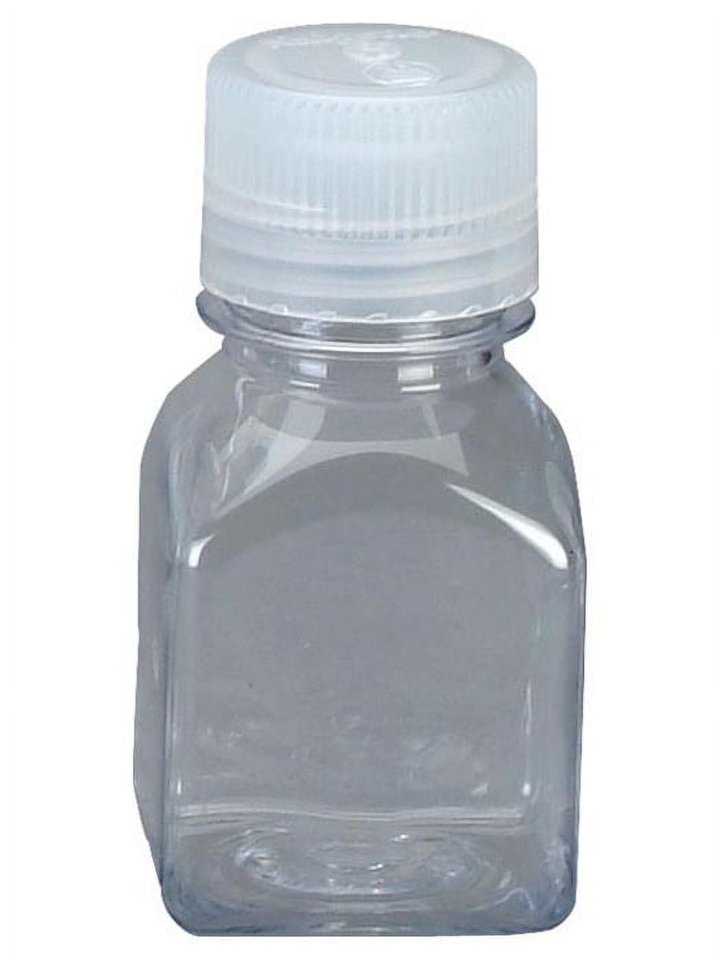 Nalgene Transparent Lexan Polycarbonate Square Storage Bottle - 8 oz. - Clear Edition-53W5