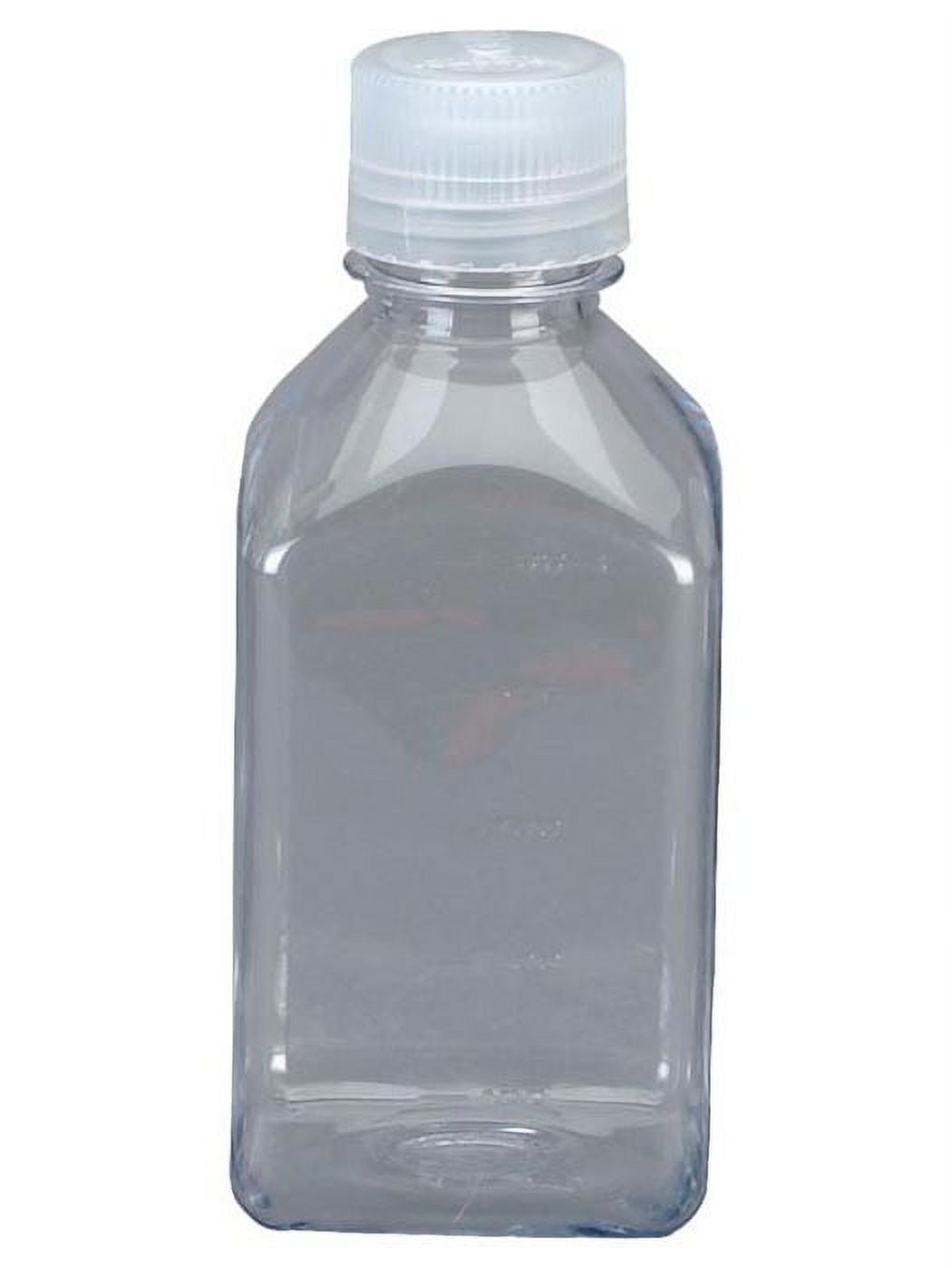 Nalgene Transparent Lexan Polycarbonate Square Storage Bottle - 8 oz. - Clear Edition-53W5