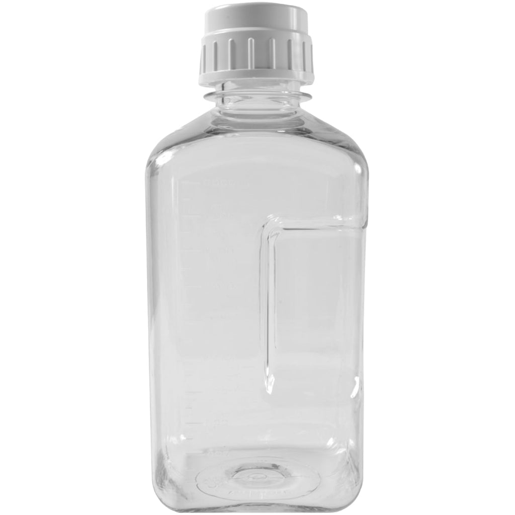 Nalgene Transparent Lexan Polycarbonate Square Storage Bottle - 8 oz. - Clear Edition-53W5