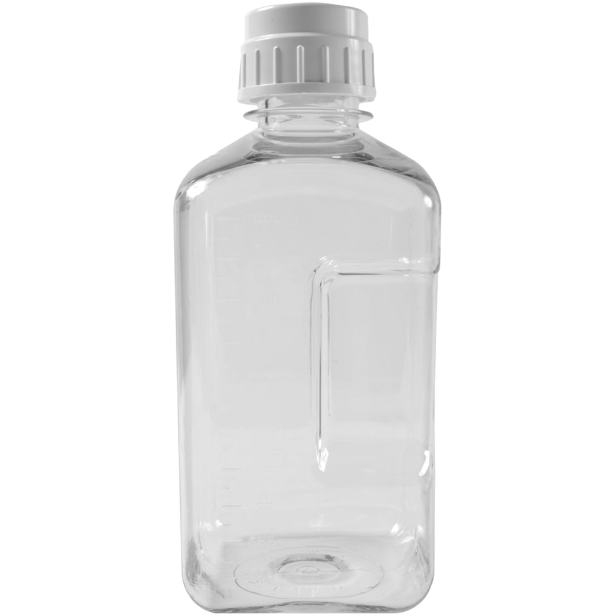 Nalgene Transparent Lexan Polycarbonate Square Storage Bottle - 8 oz. - Clear Edition-53W5