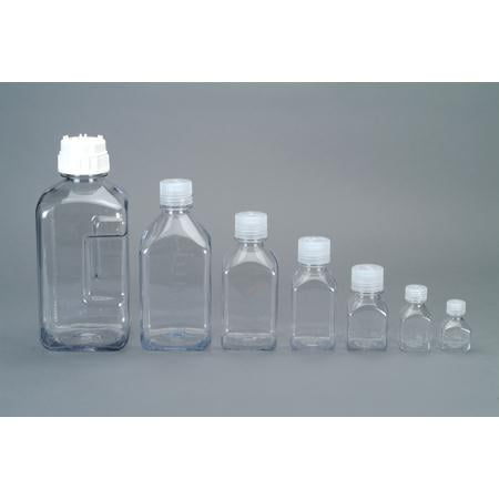 Nalgene Transparent Lexan Polycarbonate Square Storage Bottle - 8 oz. - Clear Edition-53W5
