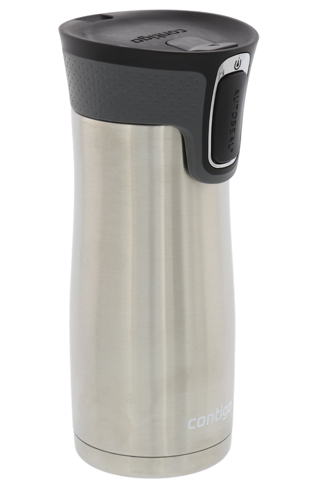 Contigo AUTOSEAL West Loop 2.0 Travel Mug, 16 oz., Stainless Steel with Black Button Edition-XTUM