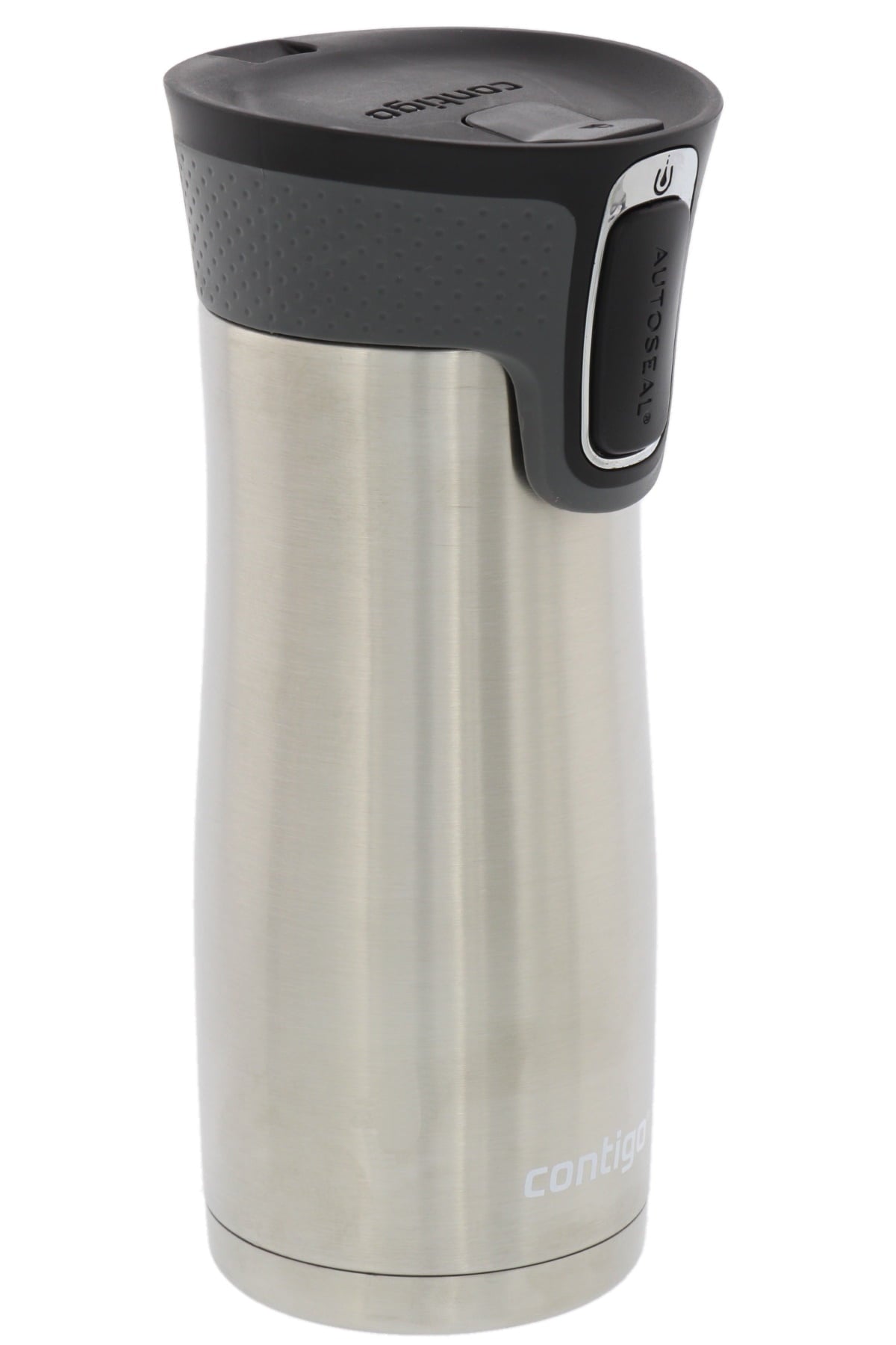 Contigo AUTOSEAL West Loop 2.0 Travel Mug, 16 oz., Stainless Steel with Black Button Edition-XTUM