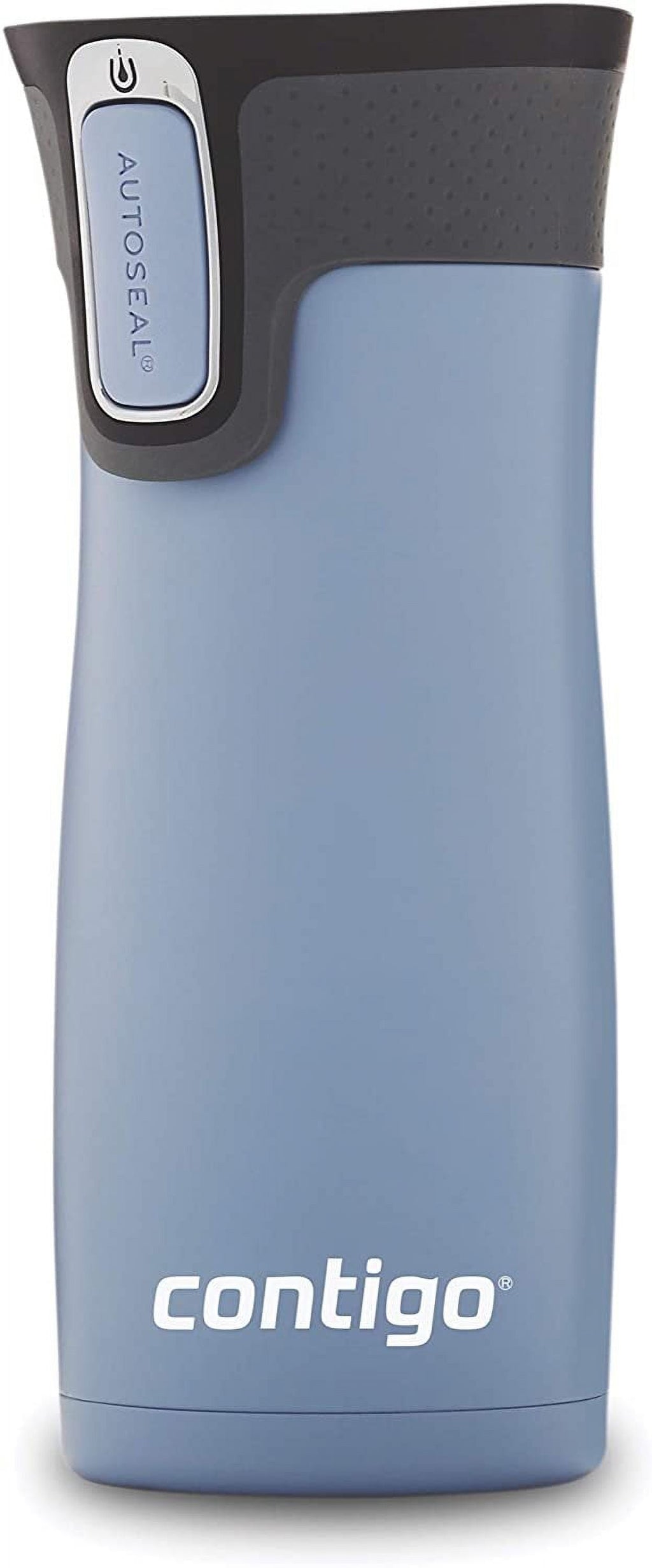 Contigo AUTOSEAL West Loop 2.0 Travel Mug, 16 oz., Stainless Steel with Black Button Edition-XTUM