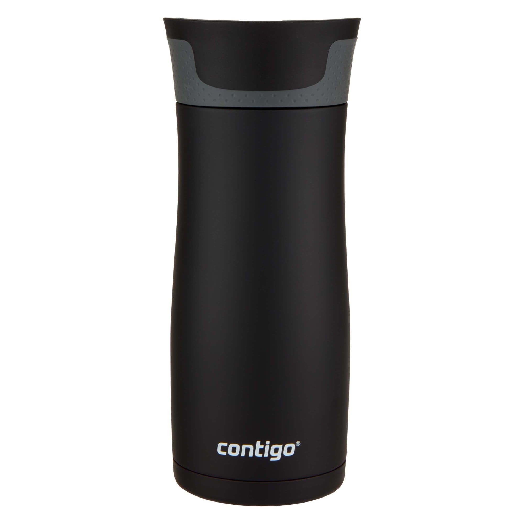 Contigo AUTOSEAL West Loop 2.0 Travel Mug, 16 oz., Stainless Steel with Black Button Edition-XTUM