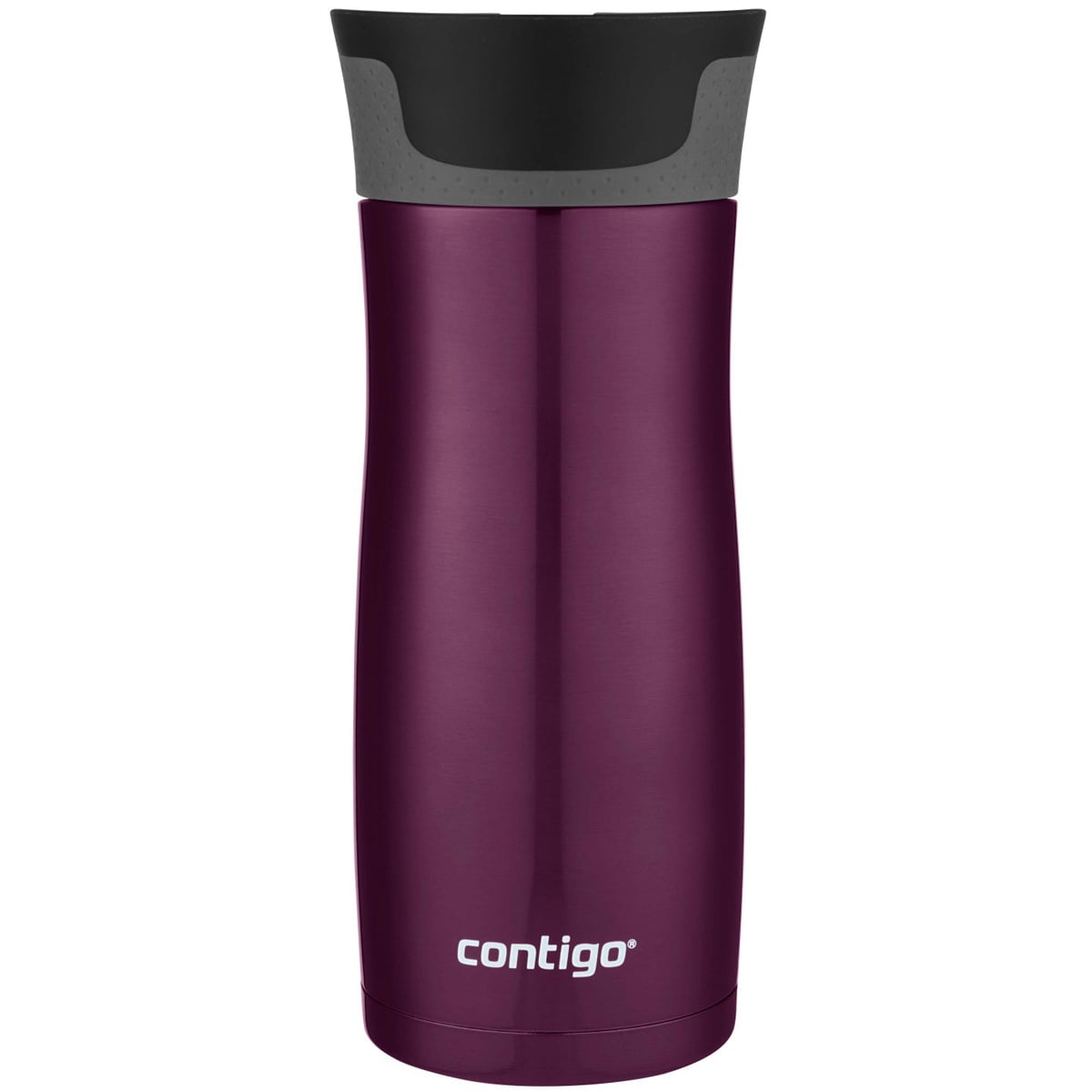 Contigo AUTOSEAL West Loop 2.0 Travel Mug, 16 oz., Stainless Steel with Black Button Edition-XTUM