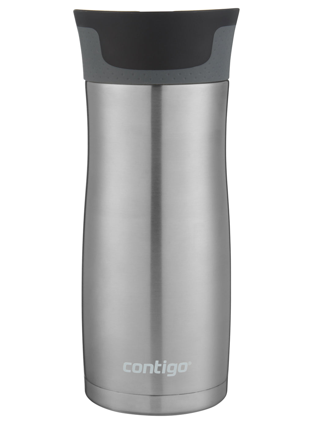 Contigo AUTOSEAL West Loop 2.0 Travel Mug, 16 oz., Stainless Steel with Black Button Edition-XTUM