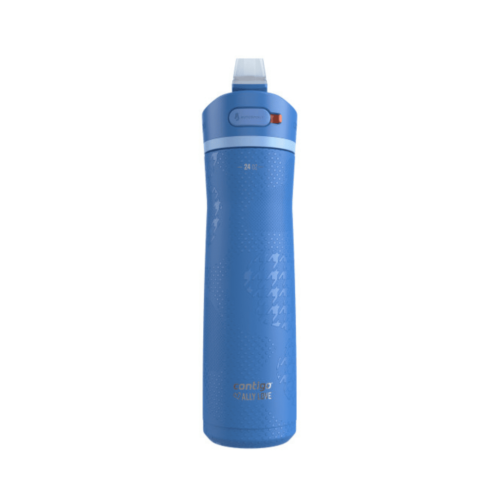 Contigo x Ally Love Ashland Chill 2.0 Stainless Steel Water Bottle with Autospout Lid, 24 oz, Oatmilk Edition-PR7L