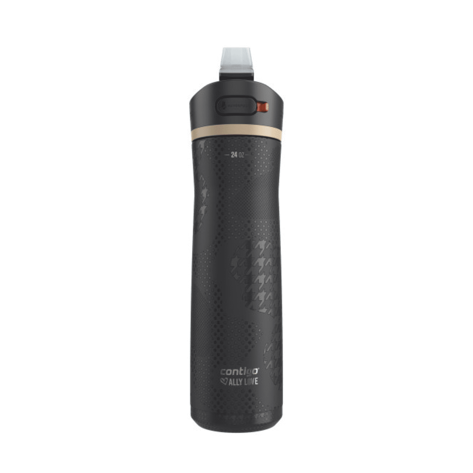 Contigo x Ally Love Ashland Chill 2.0 Stainless Steel Water Bottle with Autospout Lid, 24 oz, Oatmilk Edition-PR7L