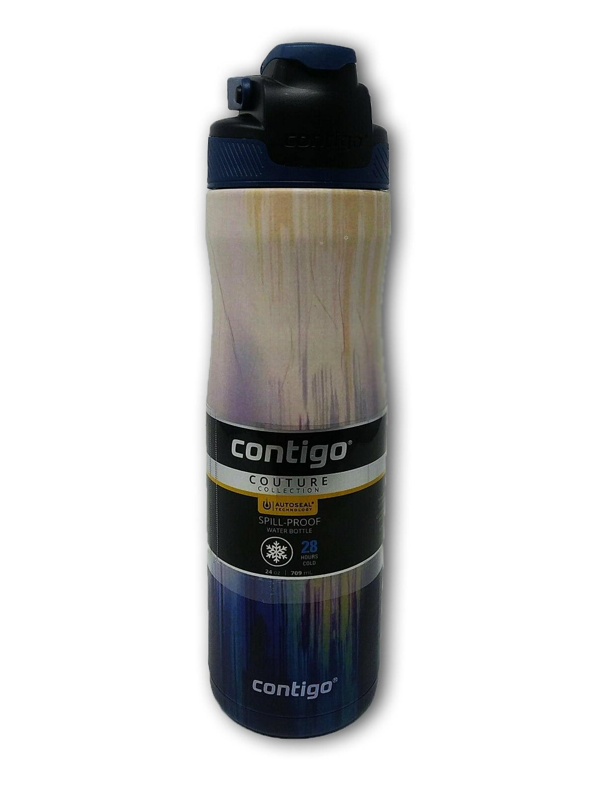 Contigo Couture Collection Spill-Proof Water Bottle with Autoseal Technology, 28 Hours Cold, 24 Ounces Edition-FD67
