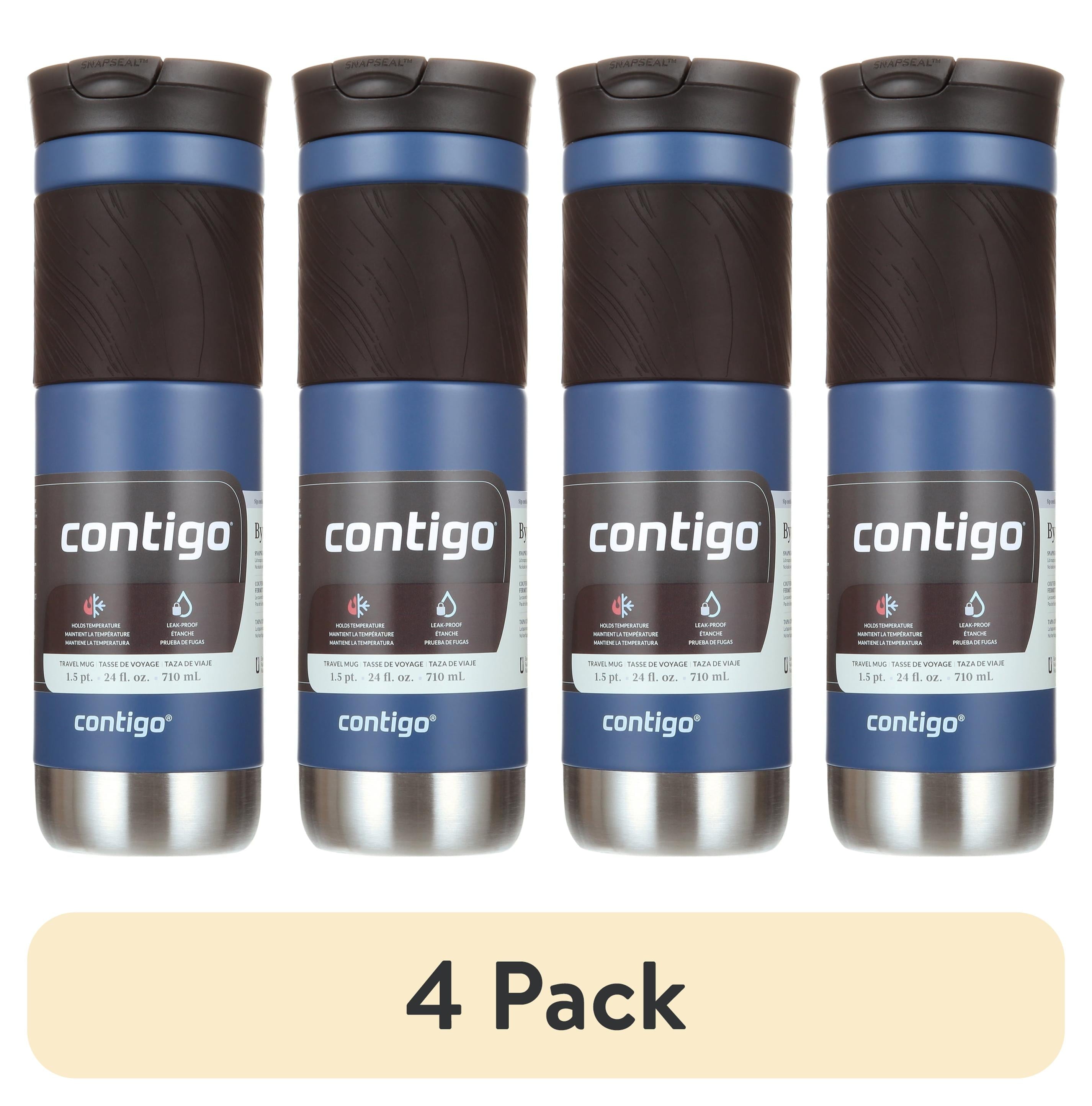 Contigo Byron 2.0 Stainless Steel Travel Mug with SNAPSEAL Lid and Grip in Black, 24 fl oz. Edition-X9F0