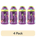 (4 pack) Contigo Kids Water Bottle with Redesigned AUTOSPOUT Straw, 14 oz, Grape Forest Haven Edition-FC53
