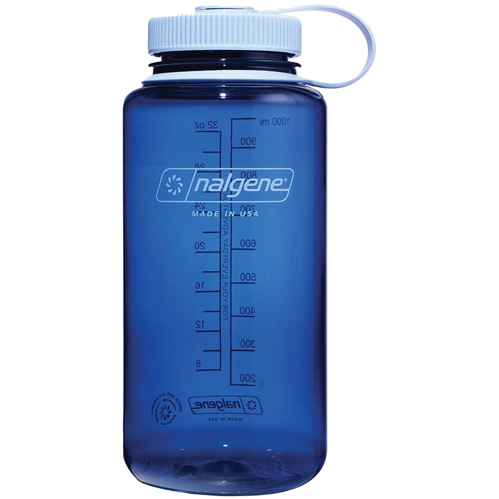Nalgene Sustain 32 oz. Wide Mouth Water Bottle - Indigo Edition-YXRS