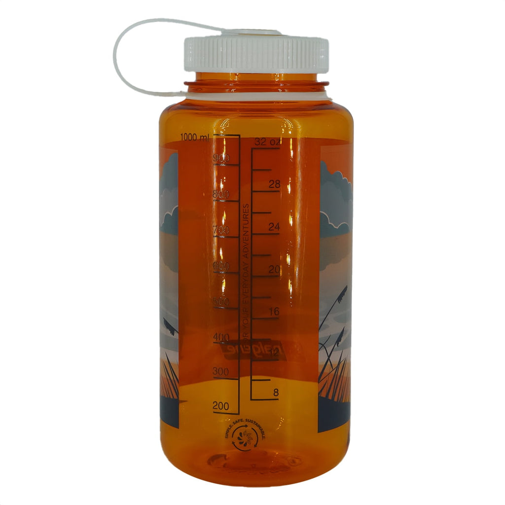 Nalgene Sustain 32 oz. Wide Mouth Water Bottle - Indigo Edition-YXRS