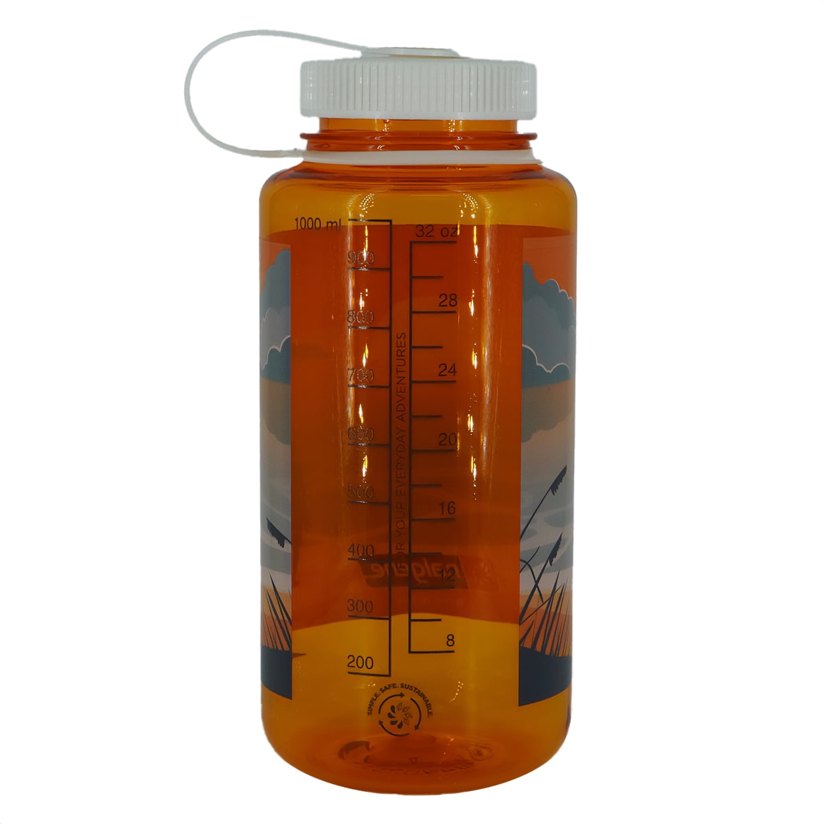 Nalgene Sustain 32 oz. Wide Mouth Water Bottle - Indigo Edition-YXRS