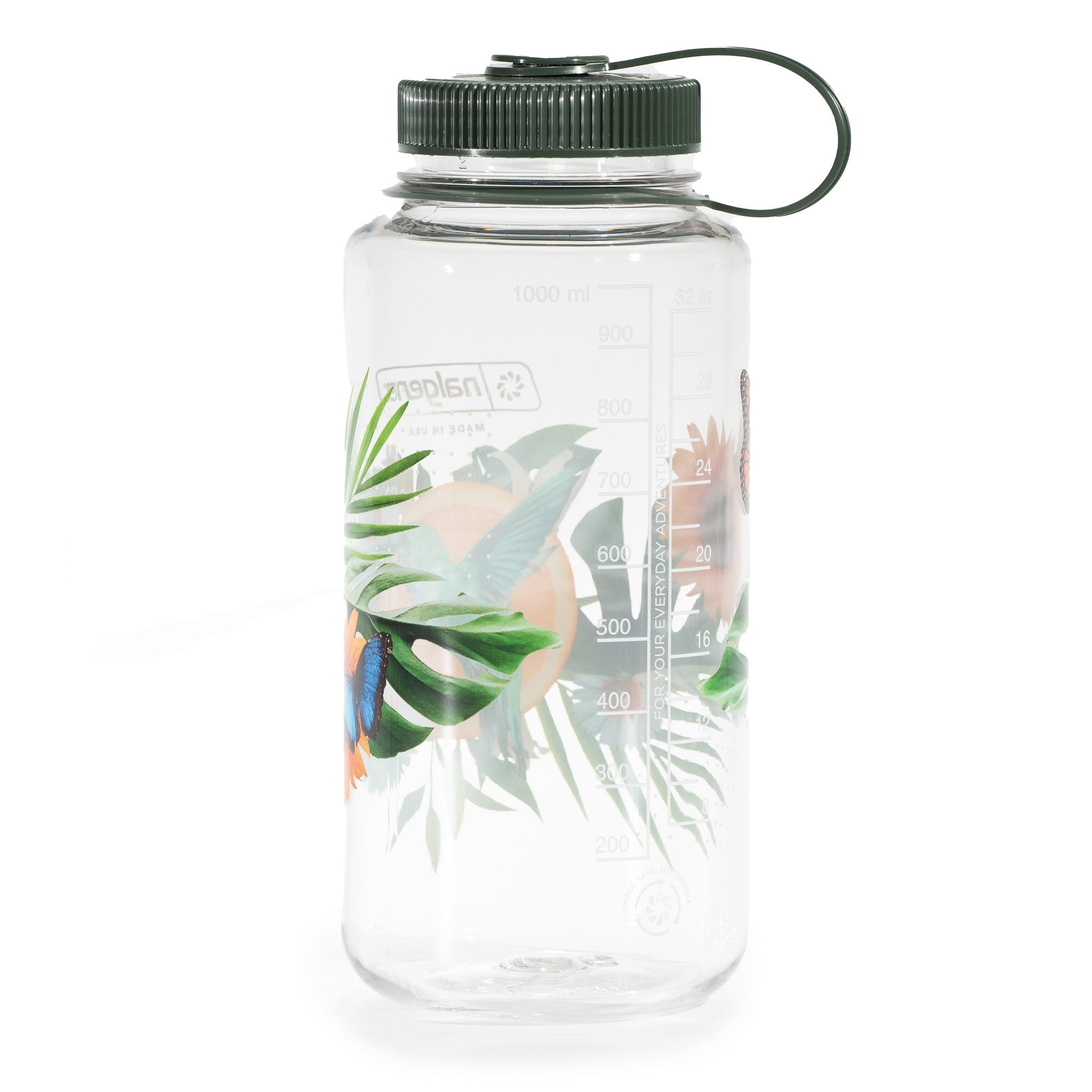 Nalgene Sustain 32 oz. Wide Mouth Water Bottle - Indigo Edition-YXRS