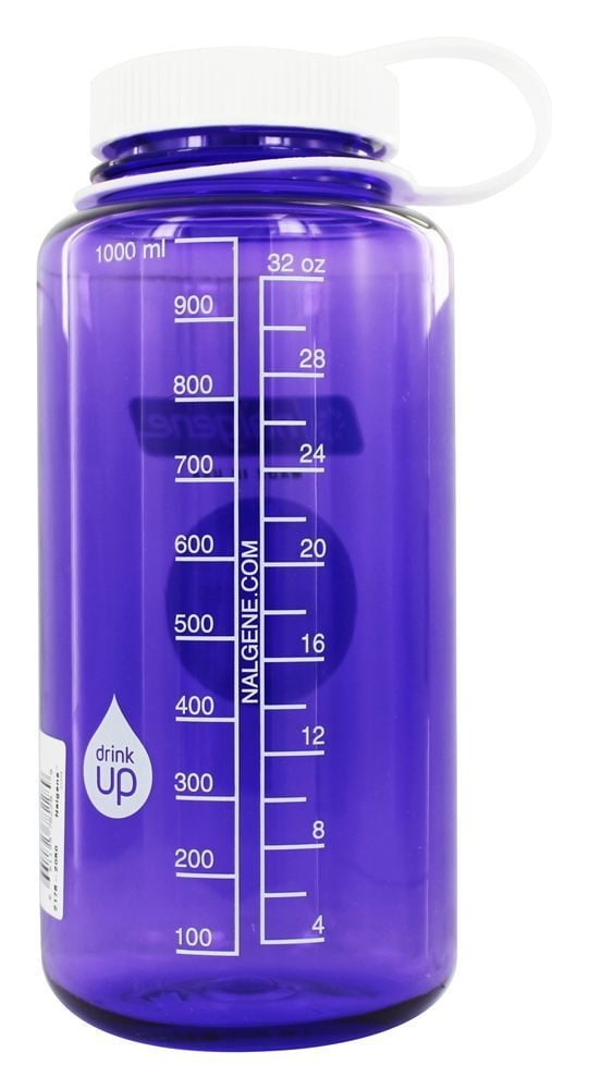 Nalgene Sustain 32 oz. Wide Mouth Water Bottle - Indigo Edition-YXRS