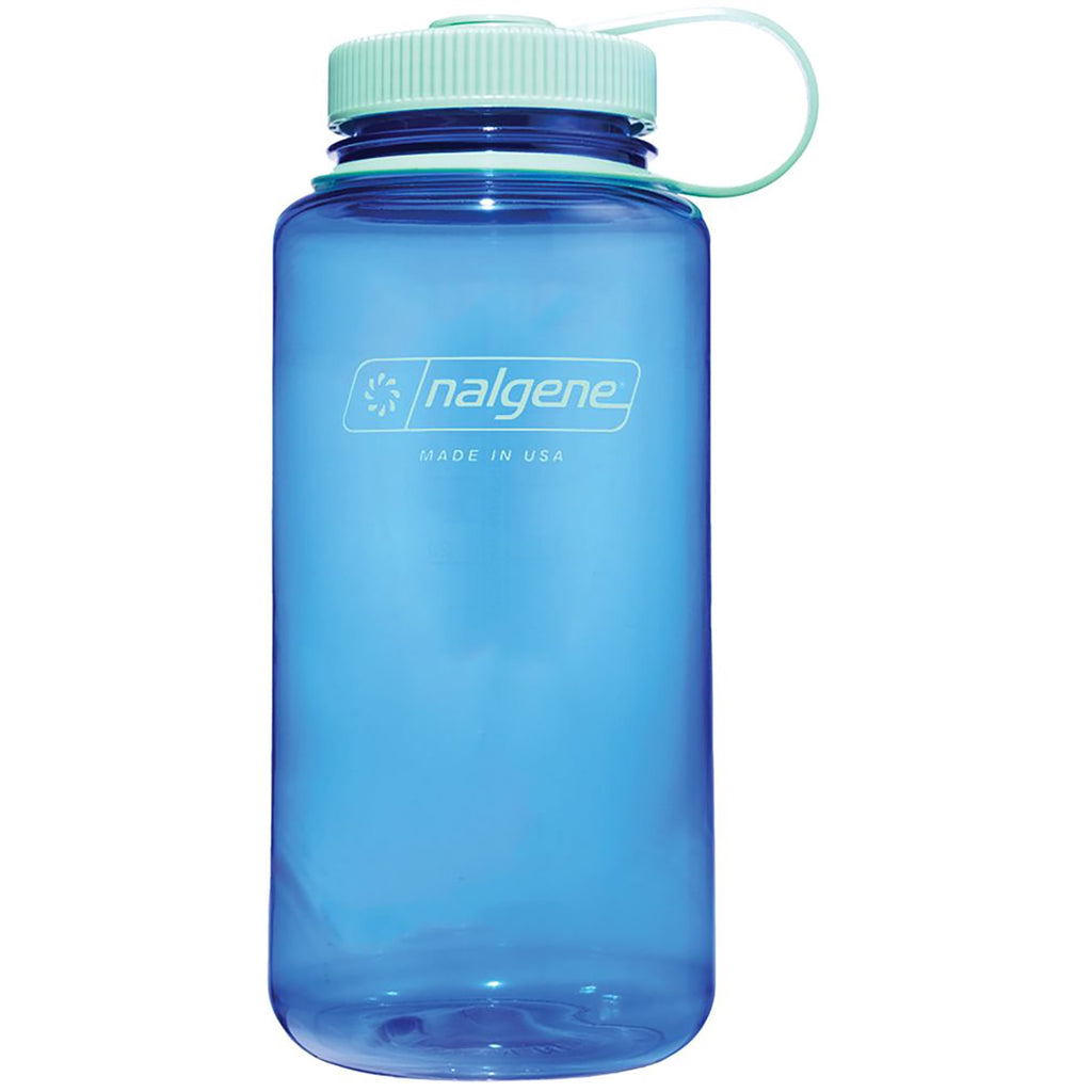 Nalgene Sustain 32 oz. Wide Mouth Water Bottle - Indigo Edition-YXRS