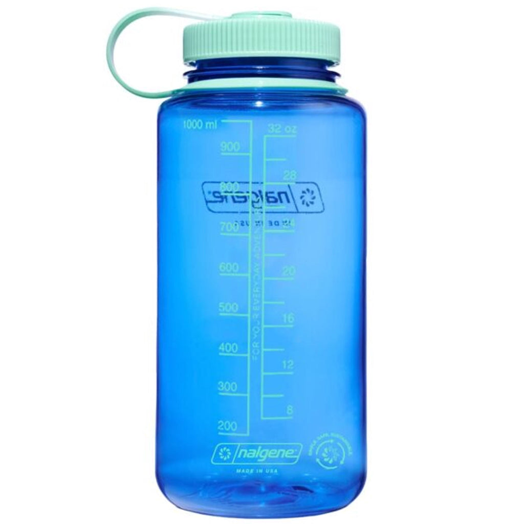 Nalgene Sustain 32 oz. Wide Mouth Water Bottle - Indigo Edition-YXRS