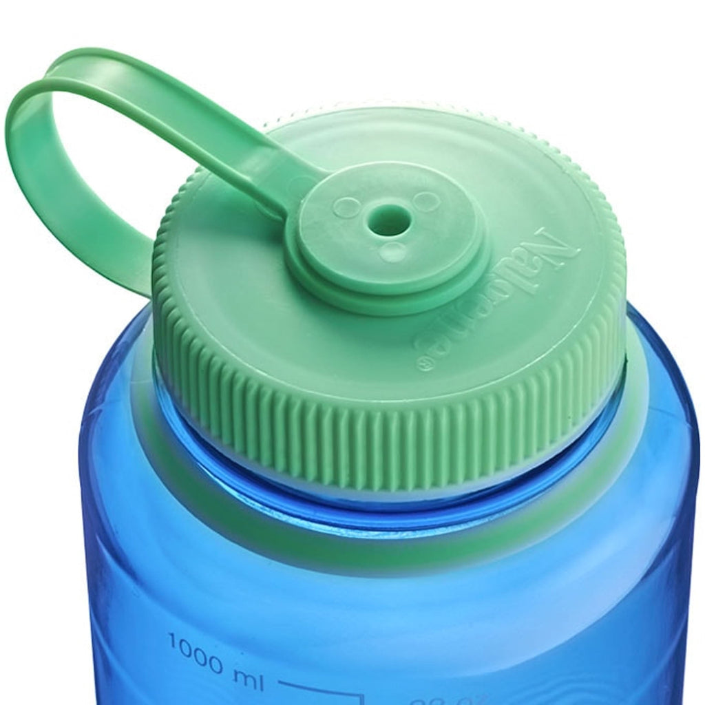 Nalgene Sustain 32 oz. Wide Mouth Water Bottle - Indigo Edition-YXRS