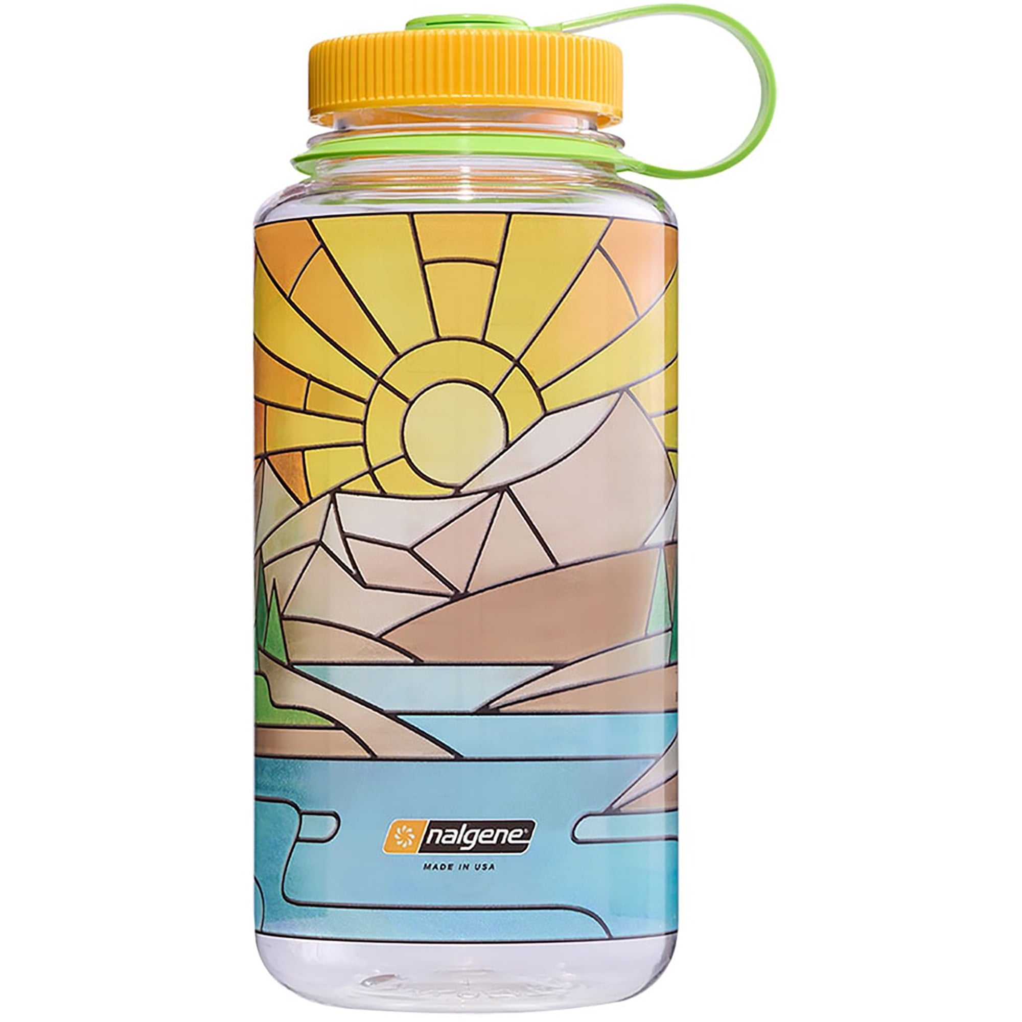 Nalgene Sustain 32 oz. Wide Mouth Water Bottle - Indigo Edition-YXRS
