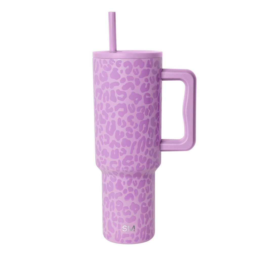 Simple Modern 40 fl oz Insulated Stainless Steel Trek Tumbler with Straw Lid | Blush Edition-FTMV