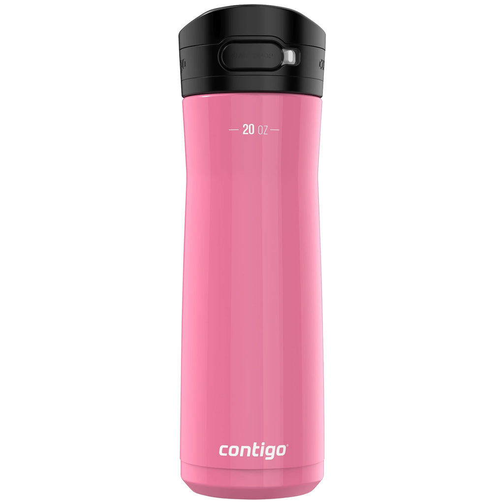 Contigo Jackson Chill 2.0 Stainless Steel Water Bottle with AUTOPOP Lid, 20 Ounces, Azalea Edition-AYX1