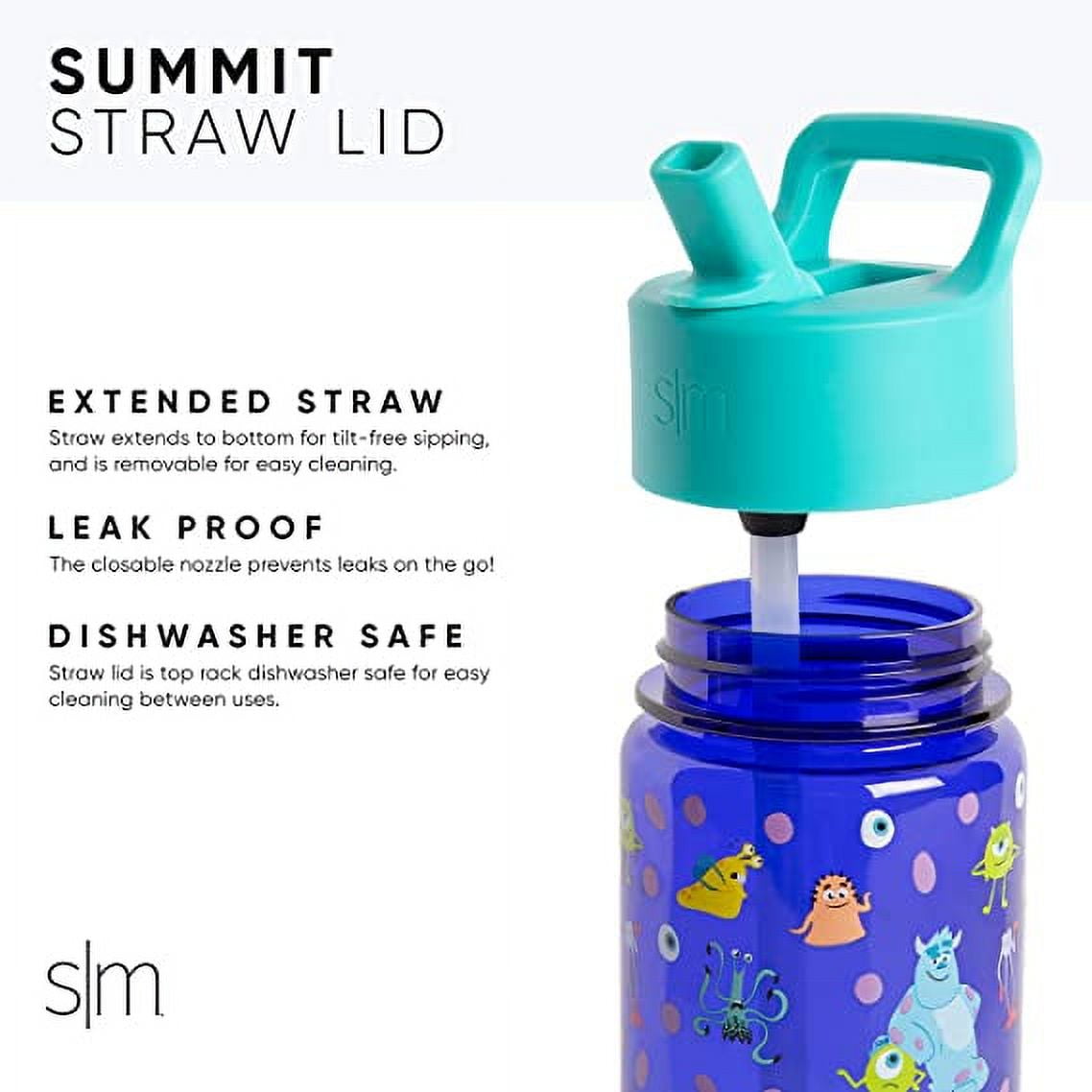 Simple Modern Summit Water Bottle Straw Lid Vacuum Insulated Stainless Steel Bottle | 14 fl oz Edition-B3X0