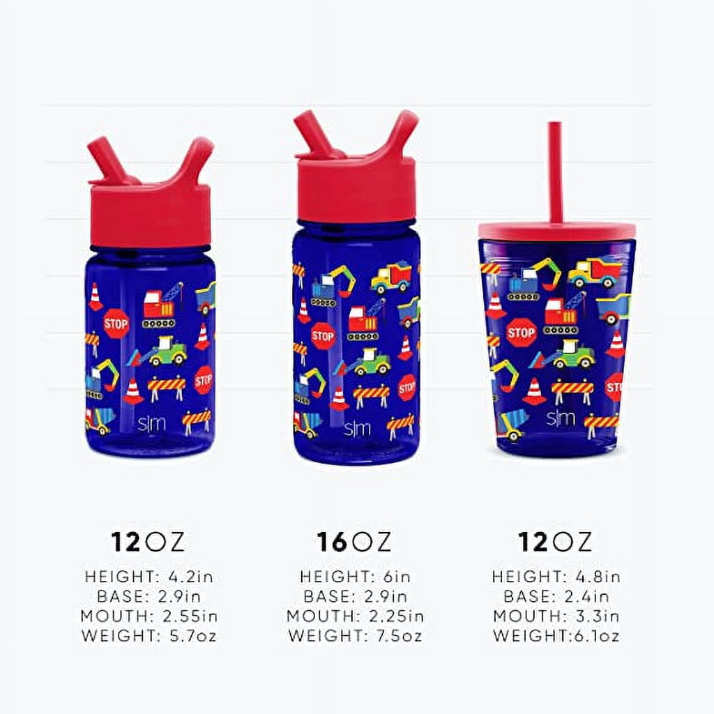 Simple Modern Summit Water Bottle Straw Lid Vacuum Insulated Stainless Steel Bottle | 14 fl oz Edition-B3X0