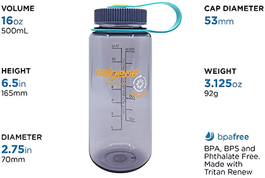 Nalgene 16oz Wide Mouth Sustain Bottle Edition-2V9Y