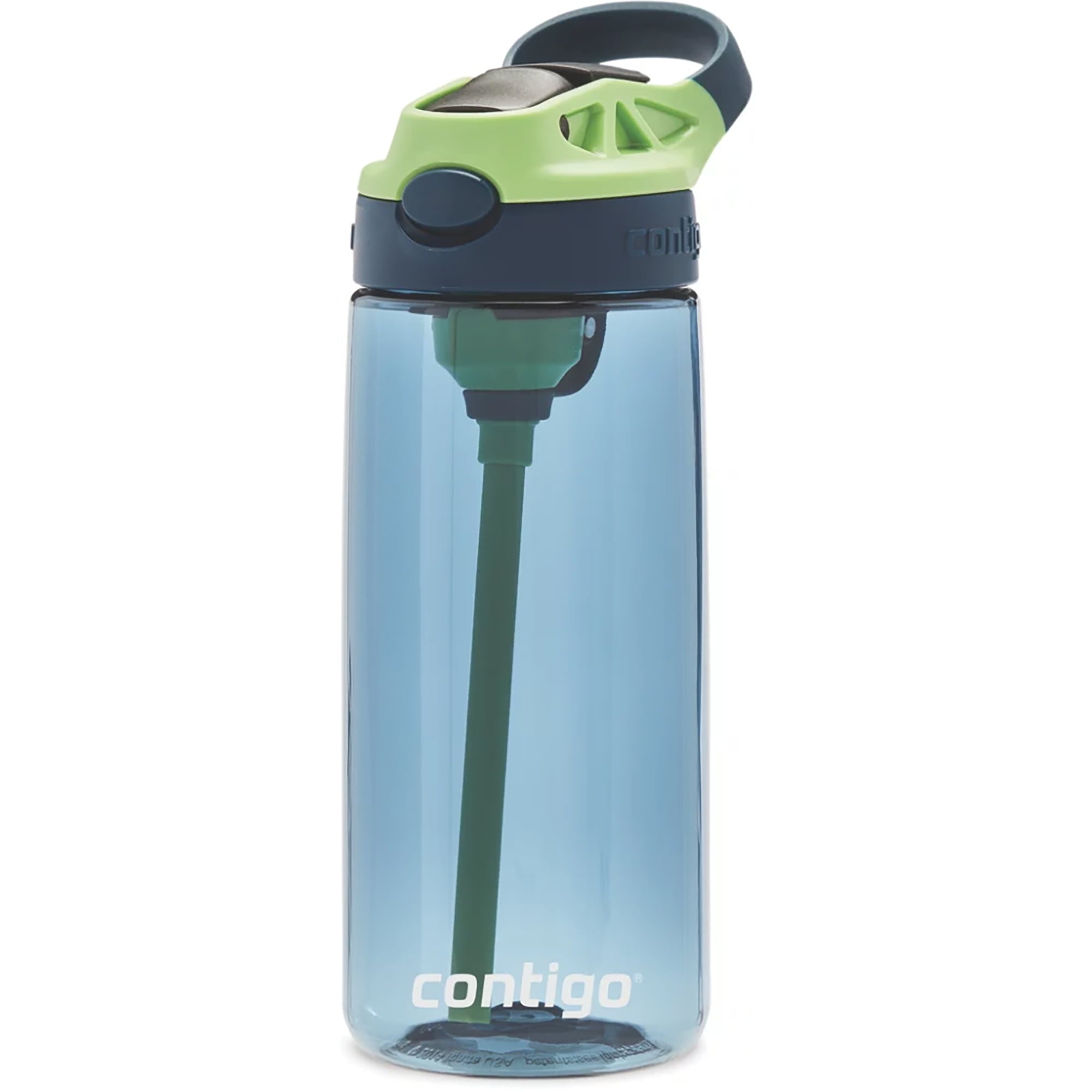 Contigo Kid's 20 oz. AutoSpout Straw Water Bottle - Juniper/Limelight Edition-AJ54