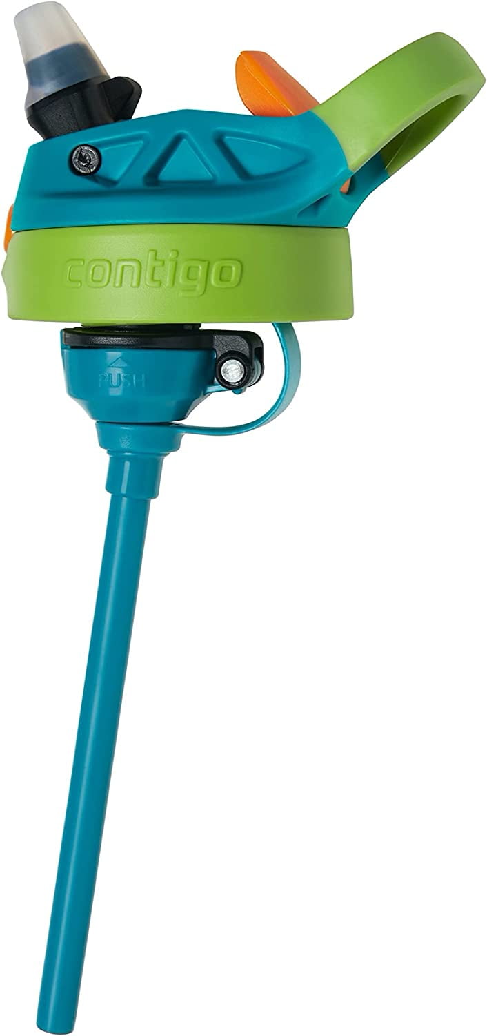 Contigo Kid's 20 oz. AutoSpout Straw Water Bottle - Juniper/Limelight Edition-AJ54
