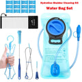 TAGVO Hydration Bladder 2 Liter BPA Free 70oz + Cleaning Brushes Kit, Leakproof Water Bladder Travel Reservoir Hydration Bag, Easy Cleaning by 3 Brushes and Air Drying by Collapsible Frame Edition-SAYN
