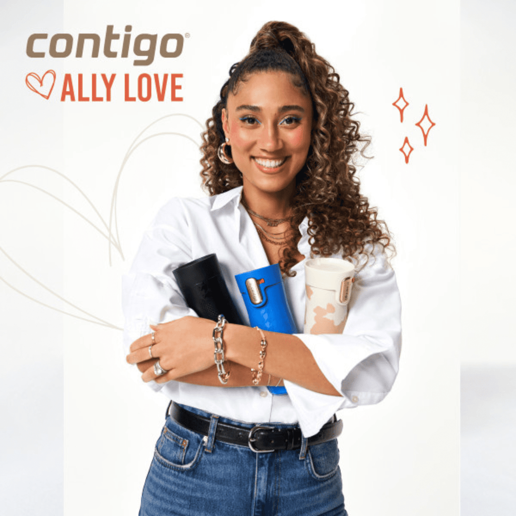 Contigo x Ally Love Autoseal West Loop Vacuum-Insulated Stainless Steel Travel Mug with Easy-Clean Lid, 16 oz, Stellar Jay Edition-8MFZ