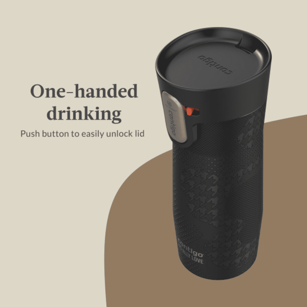 Contigo x Ally Love Autoseal West Loop Vacuum-Insulated Stainless Steel Travel Mug with Easy-Clean Lid, 16 oz, Stellar Jay Edition-8MFZ