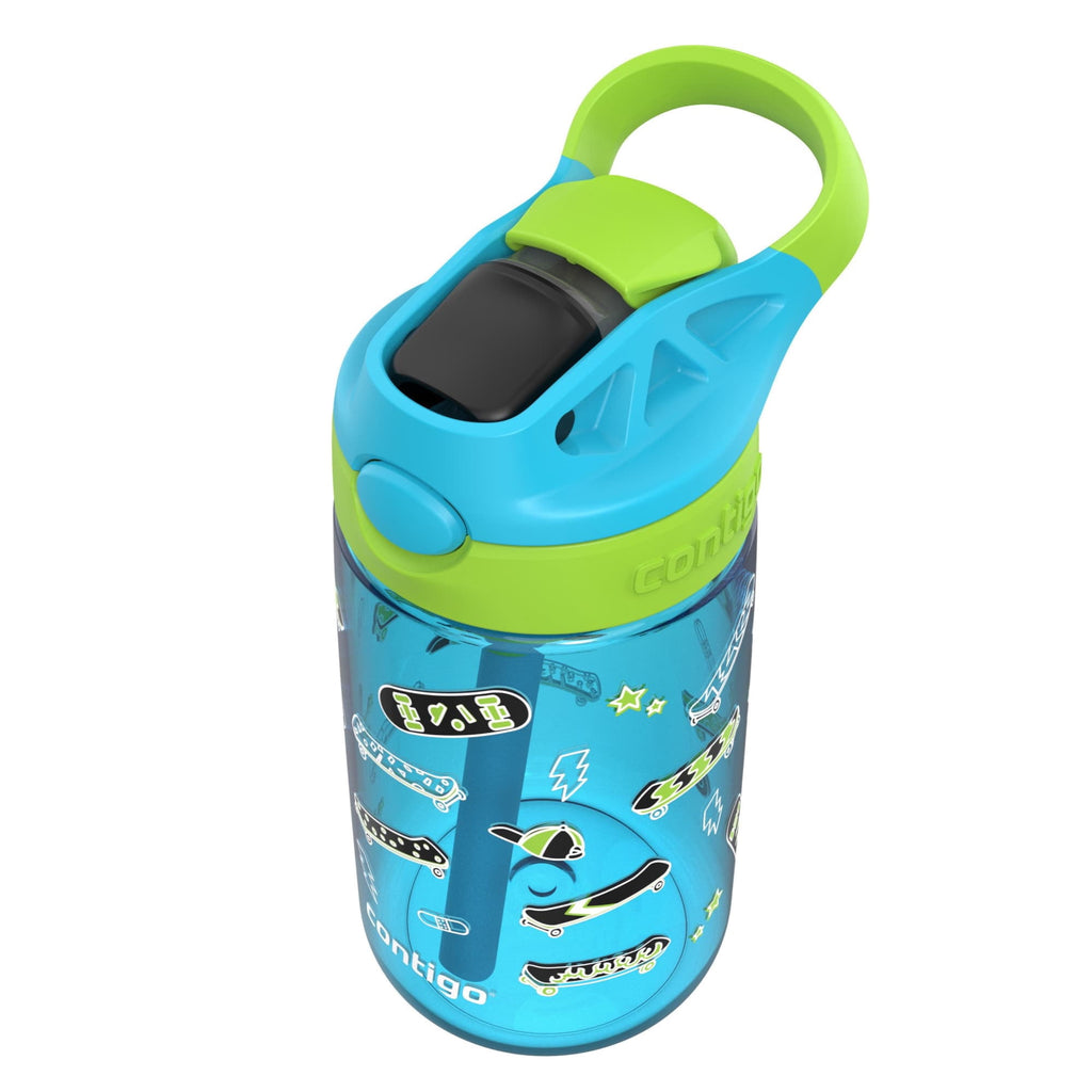 Contigo Aubrey Leak-Proof Spill-Proof Water Bottle, Blue, 14 oz. Edition-O8BM