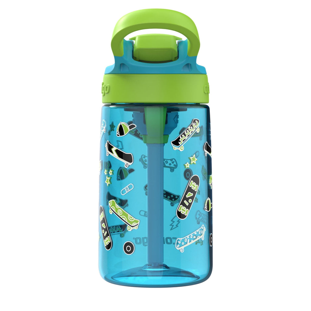 Contigo Aubrey Leak-Proof Spill-Proof Water Bottle, Blue, 14 oz. Edition-O8BM