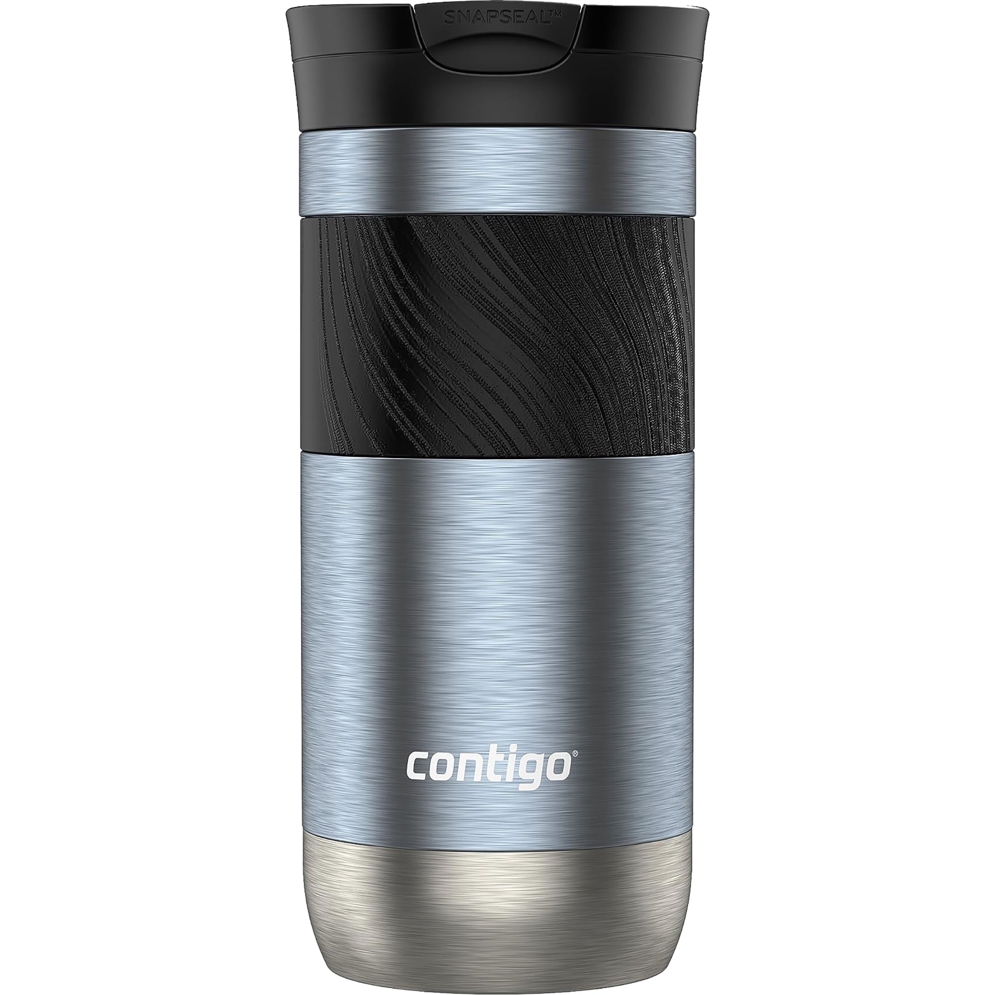 Contigo Byron 2.0 Stainless Steel Travel Mug with SNAPSEAL Lid and Grip, 16oz. Edition-2PEK
